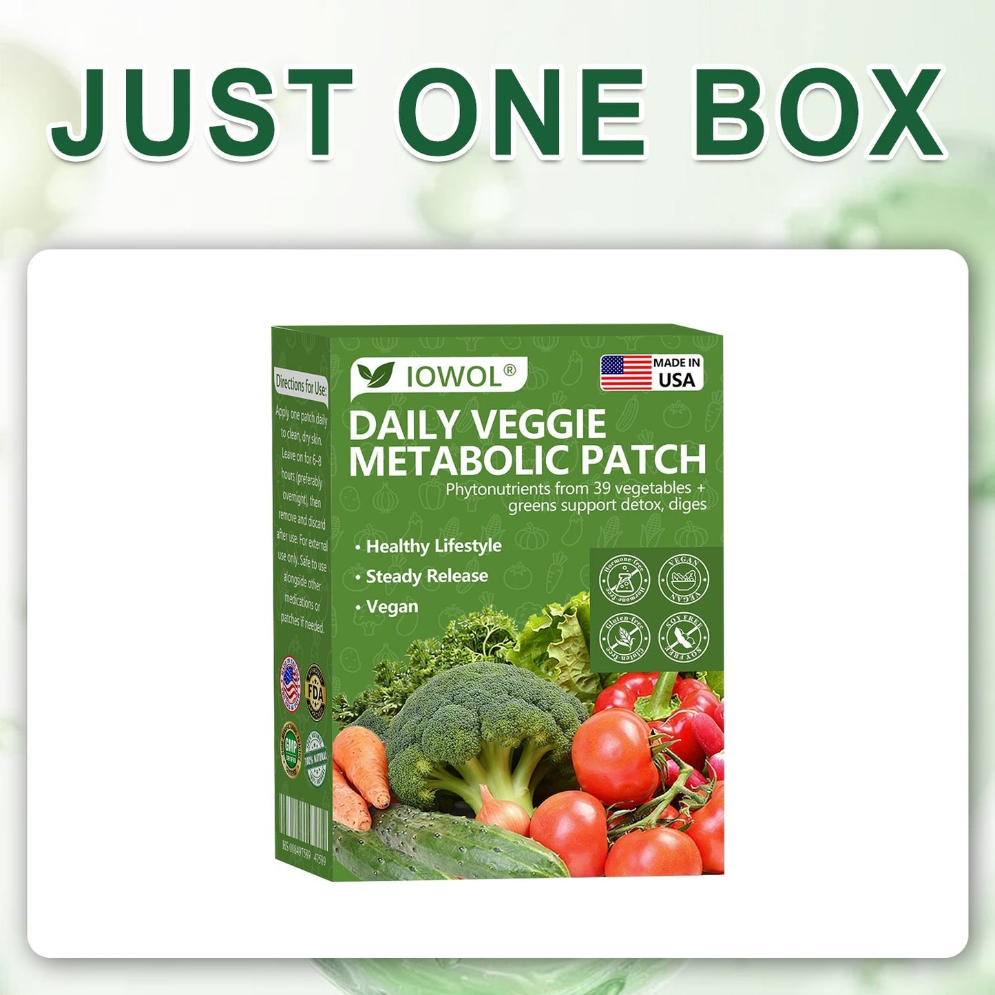 🇮🇹🥦𝐍𝐞𝐠𝐨𝐳𝐢𝐨 𝐔𝐟𝐟𝐢𝐜𝐢𝐚𝐥𝐞 | 𝐈𝐎𝐖𝐎𝐋® 𝐏𝐚𝐭𝐜𝐡 𝐌𝐞𝐭𝐚𝐛𝐨𝐥𝐢𝐜𝐨 𝐜𝐨𝐧 𝐞𝐬𝐭𝐫𝐚𝐭𝐭𝐢 𝐝𝐢 𝟑𝟗 𝐯𝐞𝐫𝐝𝐮𝐫𝐞 𝐞 𝐩𝐢𝐚𝐧𝐭𝐞 𝐯𝐞𝐫𝐝𝐢 𝐬𝐮𝐩𝐩𝐨𝐫𝐭𝐚 𝐝𝐢𝐠𝐞𝐬𝐭𝐢𝐨𝐧𝐞, 𝐦𝐞𝐭𝐚𝐛𝐨𝐥𝐢𝐬𝐦𝐨 𝐞𝐝 𝐞𝐧𝐞𝐫𝐠𝐢𝐚, 𝐩𝐞𝐫 𝐮𝐧 𝐛𝐞𝐧𝐞𝐬𝐬𝐞𝐫𝐞 𝐥𝐞𝐠𝐠𝐞𝐫𝐨 𝐞𝐝 𝐞𝐪𝐮𝐢𝐥𝐢𝐛𝐫𝐚𝐭𝐨 𝐨𝐠𝐧𝐢 𝐠𝐢𝐨𝐫𝐧𝐨.