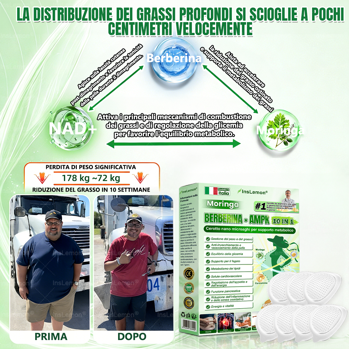 ✨𝐈𝐧𝐬𝐋𝐞𝐦𝐨𝐧® Patch Nano-Microaghi 10-in-1 per il Supporto Metabolico — Una volta al giorno, risultati visibili in 7 giorni 🌸(Supporta la gestione del peso, tonicità della pelle,equilibrio della glicemia, qualità del sonno)